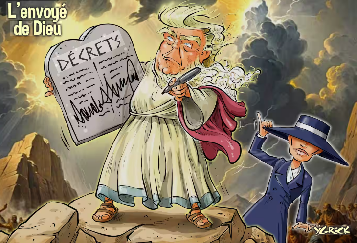 ترامب يعين حصانه وزيرا